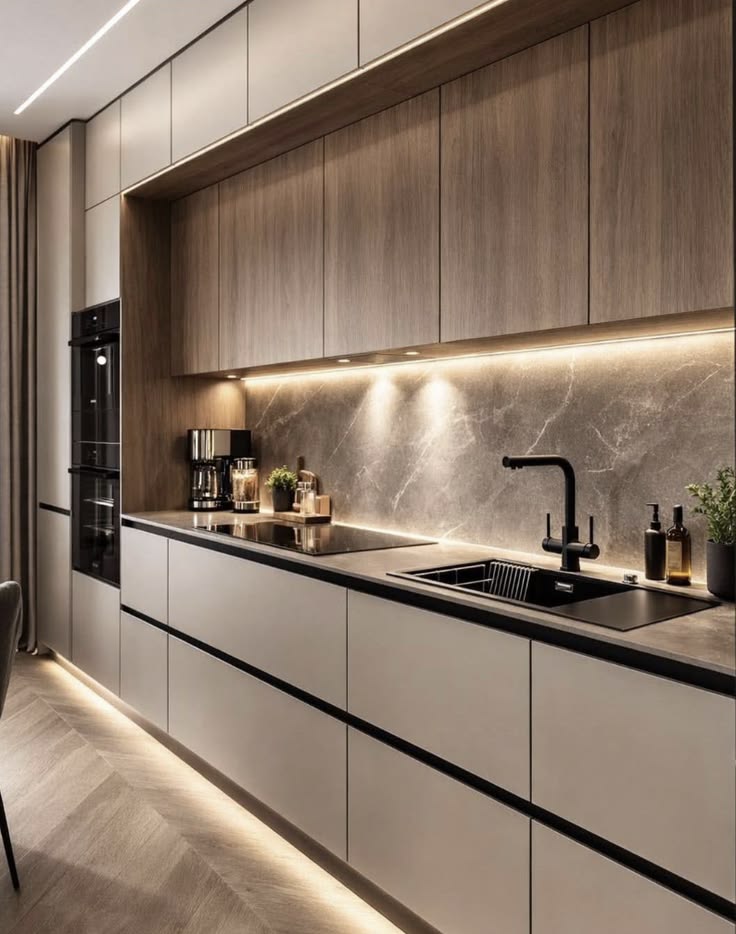 کابینت ام دی اف دورنگ پاک چوب